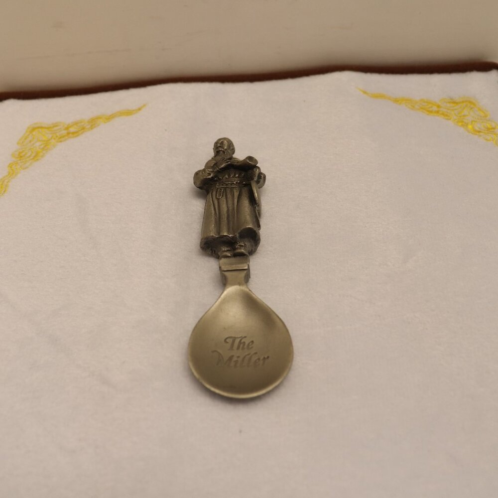 Pewter Decorative Spoon The Miller